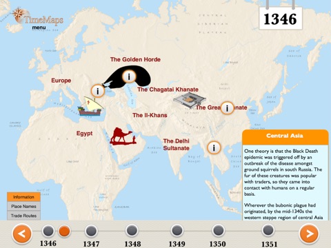 The Black Death History Map screenshot 3