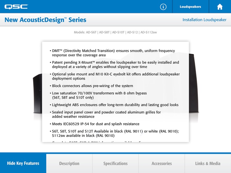 QSC Product Guide