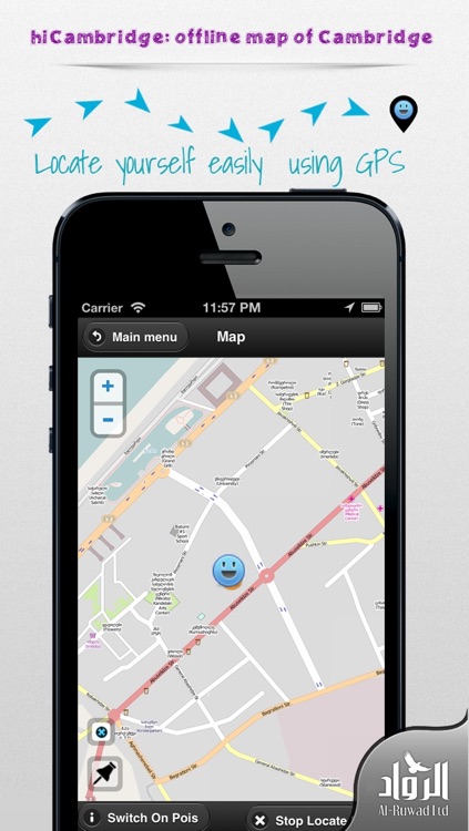 hiCambridge: offline map of Cambridge