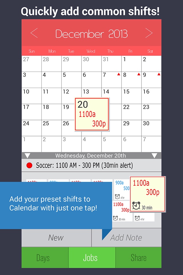 Shift Calendar - Work Schedule Manager & Job Tracker screenshot 2
