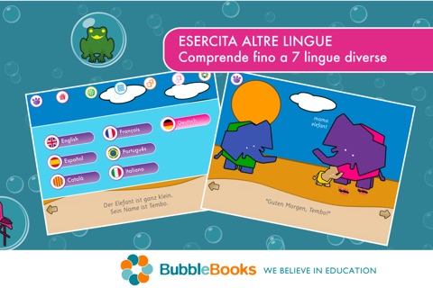 Tembo, el pequeño elefante. Libro interactivo infantil. Juegos de Memoria y Puzzle para niños. Aprende a leer con Tembo, una genial app educativa screenshot 3