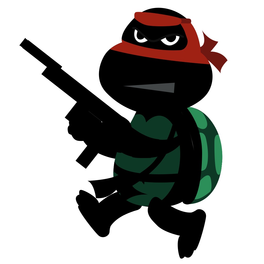 Kill shoot and Jump - Ninja Turtle edition
