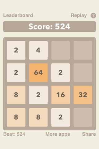 2048 - (Free) screenshot 2