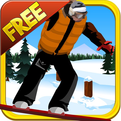 Crazy Snowboard Racer Free Icon