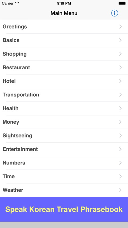 Speak Korean Travel Phrasebook