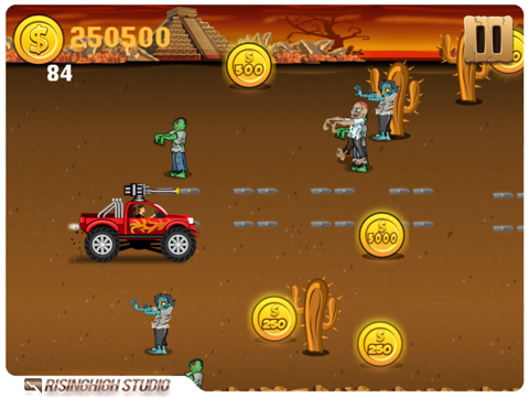 Cop Monster Trucks Vs Zombies Pro - Desert Police Fast Shooting Racing Gameのおすすめ画像2