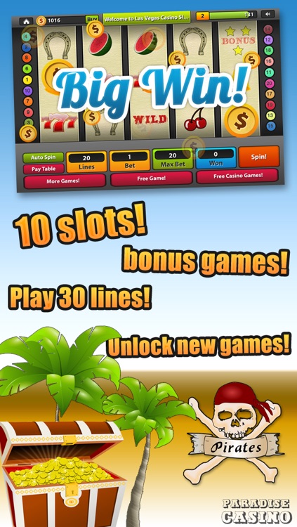Paradise Casino - Free Slot Machines and New Fun Bonus Games