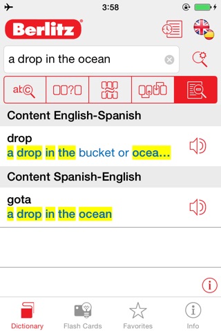 Spanish <-> English Berlitz Standard Talking Dictionary screenshot 3