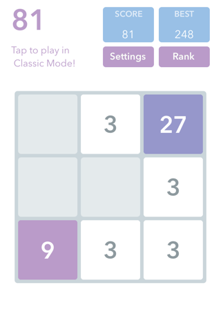 3x3x3 - A 2048 Style Puzzle game screenshot 2