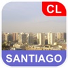 Santiago, Chile Offline Map - PLACE STARS
