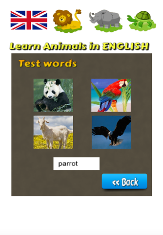 Learn Animals in English Language screenshot 2