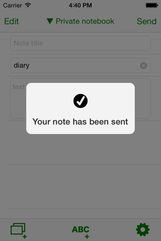 CellMemo - Quickly create a note with images for Evernote screenshot 4