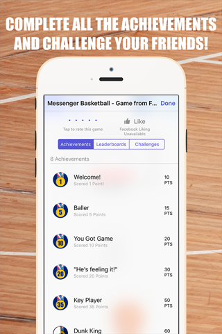 MessBas - Messenger style Basketball game screenshot 4