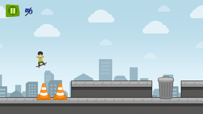 How to cancel & delete Champ Boy Skate-boarding City Traffic Jump from iphone & ipad 1