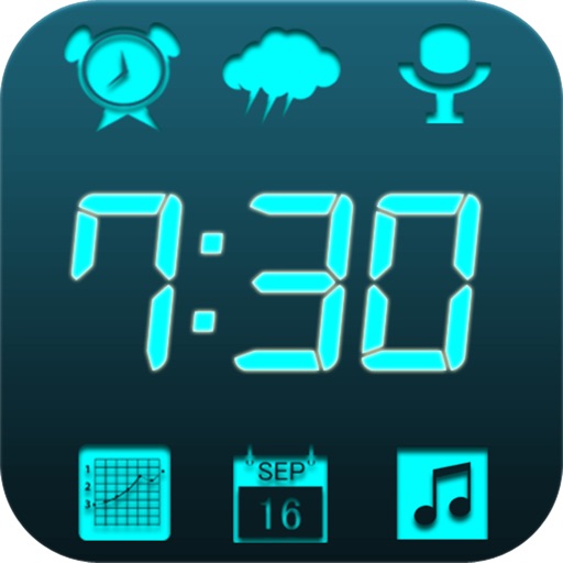 Pro 6 in 1 News Clock Radio Set icon