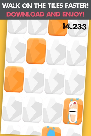 Walk On the Orange Tiles Faster screenshot 4