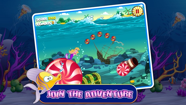 Mermaid Jump World – Swimming and Grabbing Gadgets Under the(圖2)-速報App