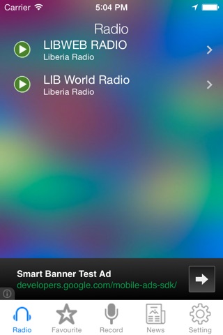 Liberia Radio News Music Recorder screenshot 2
