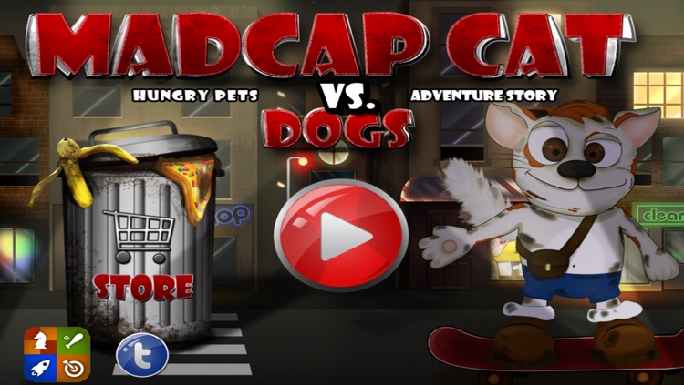 Madcap Cat vs Dogs - Hungry Pets and Adventure Story