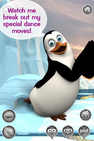 Hi, Talky Pat! FREE - The Talking Penguin: Text, Talk And Play With A Funny Animal Friend screenshot 2
