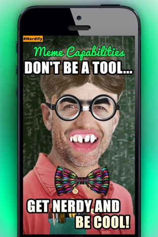 Nerdify: Turn yourself into a Big Nerd or Geek With a Bang (The New Photo/Pic Booth &  Cam for Instagram) screenshot 2