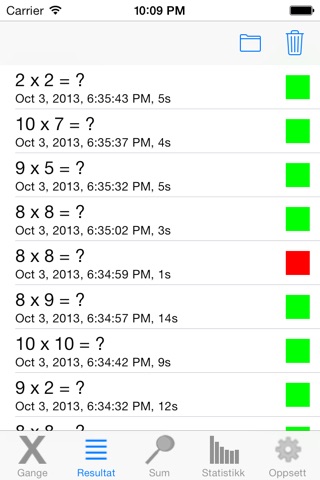 Lær gangetabellen screenshot 2