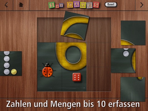 1st GAMES - Matching quantities and numbers up to ten HD puzzle for kids screenshot 3