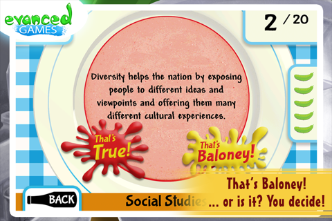 That's Baloney! Kids Quiz Game screenshot 4