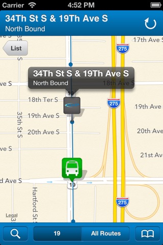 Transit Stop:PSTA Bus Tracker. screenshot 3