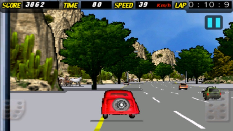 Vintage Car Racing 3D - Classic Free Multiplayer Race Game screenshot-3