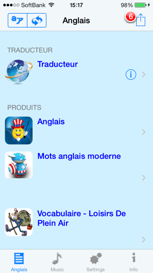 Anglais - French to English Talking Phrase Book and Translat(圖5)-速報App