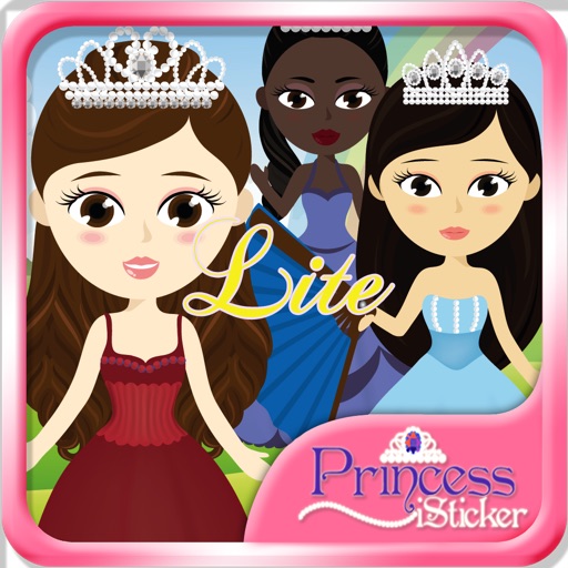 Princess Sticker HD Lite iOS App