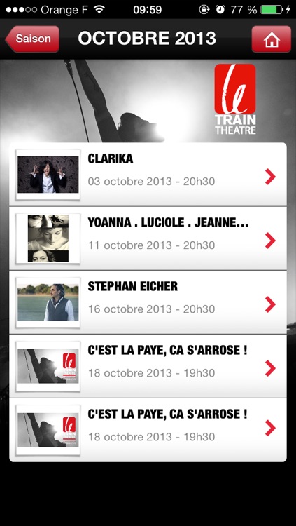 Le Train théâtre - Scène conventionnée chanson screenshot-3