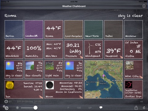 Weather Chalkboard Lite screenshot 3