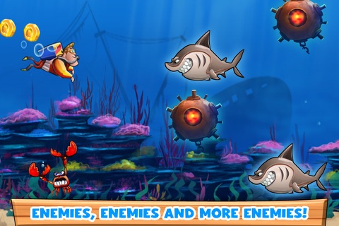 Speedy Scuba Steve : A Perilous Swimming Side Scroller! screenshot 4