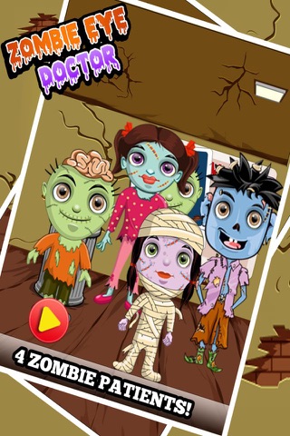 Zombie Surgeon - The Little Monster Eye Doctor Makeover Game screenshot 4