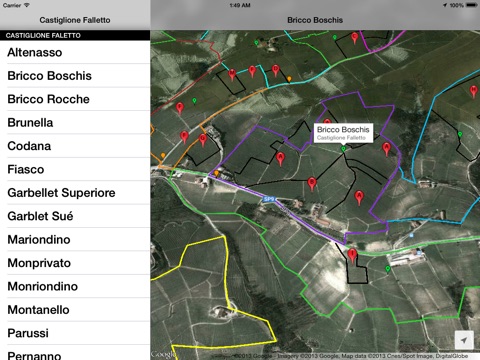 Castiglione Falletto Wine Map screenshot 2