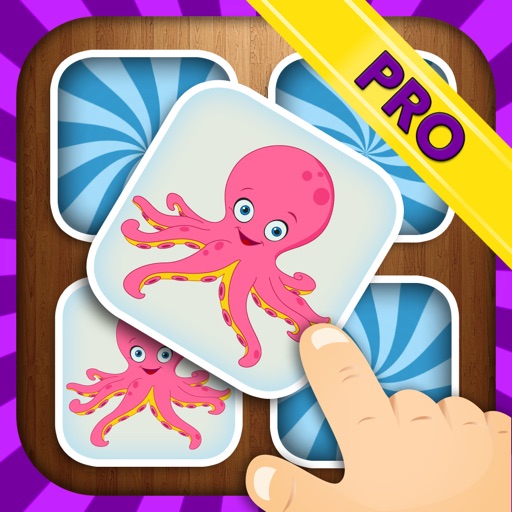 Memory MiniGames 2 Gold - Matching Pairs of Flash Cards by Memory Improvement Games for Kids Icon