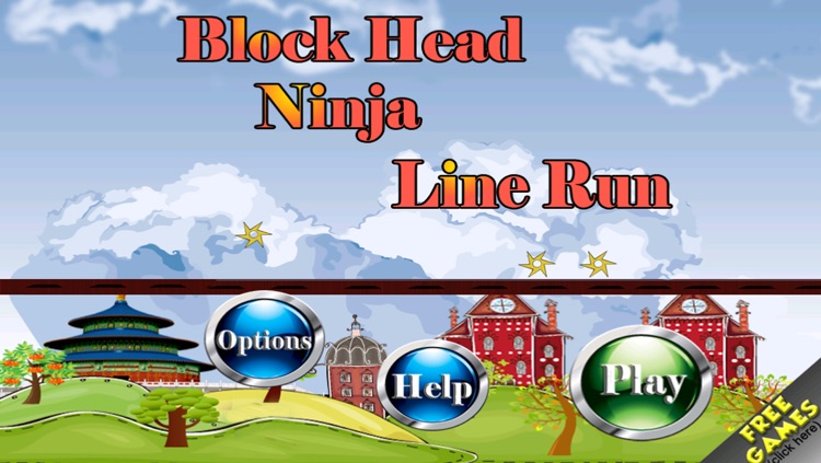 Block Head Ninja Line Run - Addictive Running Jumping Game (Best Free Kids Games)