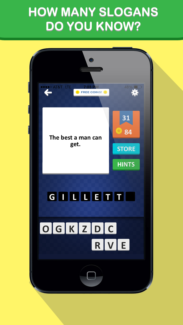 Slogan Pop Quiz - The best word game for guessing company phrasesのおすすめ画像2