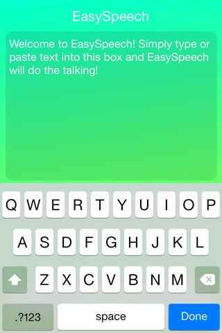 EasySpeech - Text to Speech! screenshot 2