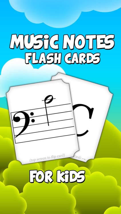 Kids Music Note Flash Cards