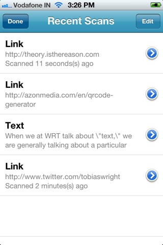 QR Barcode Scanner. Scanning QR Code screenshot 3