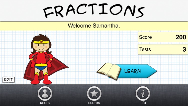 Fractions App By Tap To Learn by TapToLearn Software