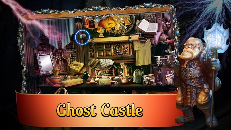 Ghost Castle Hidden Objects Game : Hidden Object Game in Dark,Horror and Mysterious Night