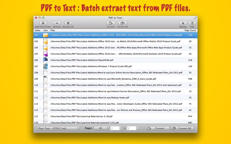 PDF to Text Screenshot