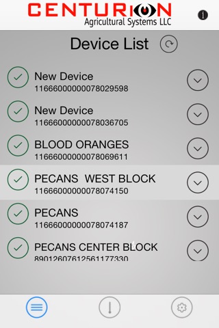 My Centurion Ag List screenshot 2