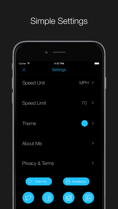 NoSpeed - Car Speed Alert System Screenshot 4