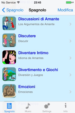 Spagnol - Italian to Spanish Translator and Phrasebook screenshot 3