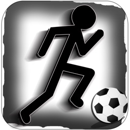 A Stickman Run - Escape the Falling Soccer Balls